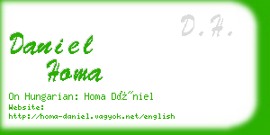 daniel homa business card